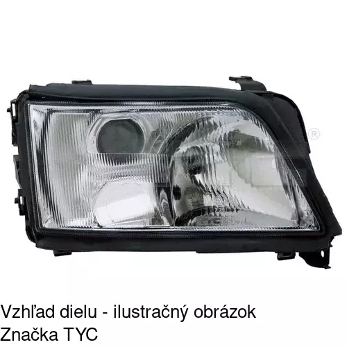 Sklo reflektora POLCAR 132612-E