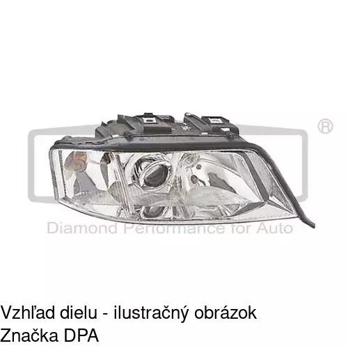 Hlavný reflektor POLCAR 1327101E