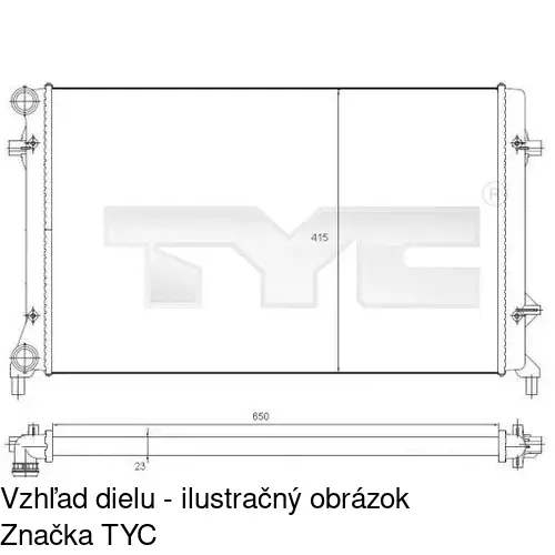 Chladiče vody 133108-5 /POLCAR/ - obr. 1