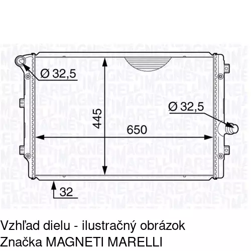 Chladiče vody POLCAR 133108A4 - obr. 2