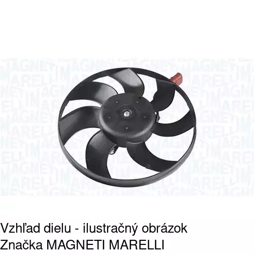 Ventilátor bez krytu / podpery POLCAR 133123U3-1 - obr. 2