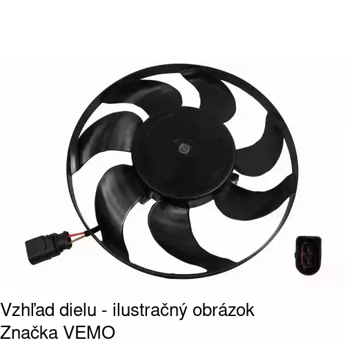 Ventilátor bez krytu / podpery POLCAR 133123U5 - obr. 4