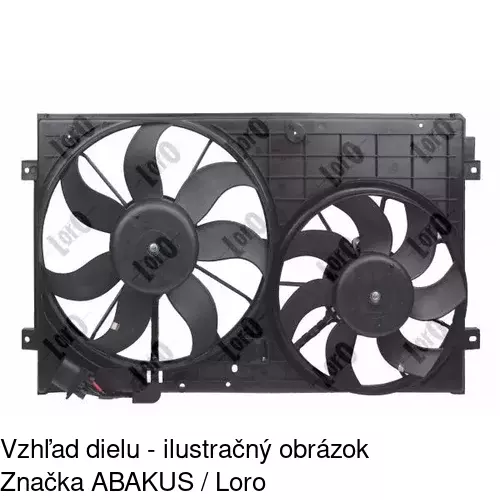 Ventilátor bez krytu / podpery POLCAR 133123U6 - obr. 5