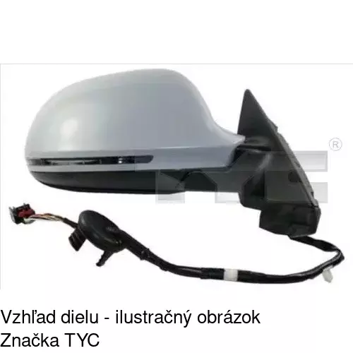 Vonkajšie zrkadlo POLCAR 1332524S