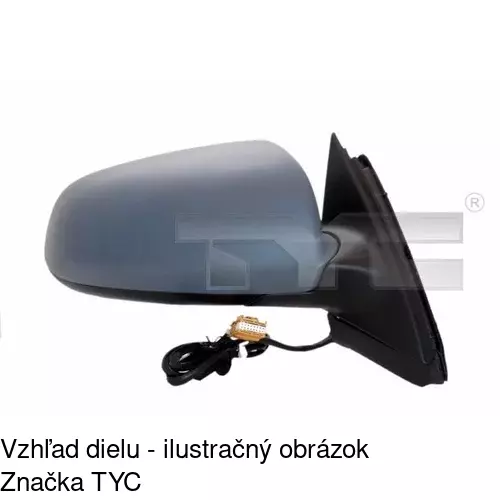 Vonkajšie zrkadlo POLCAR 1335514E - obr. 4