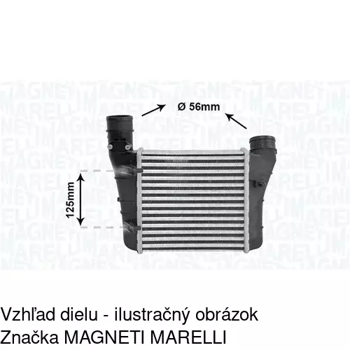 Chladiče vzduchu (Intercoolery) POLCAR 1335J83X