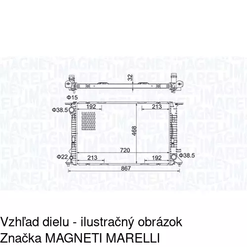 Chladiče vody POLCAR 133708-1 - obr. 1