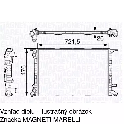 Chladiče vody POLCAR 133708-4 - obr. 1