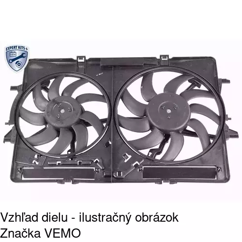 Ventilátor bez krytu / podpery POLCAR 133723U1 - obr. 1