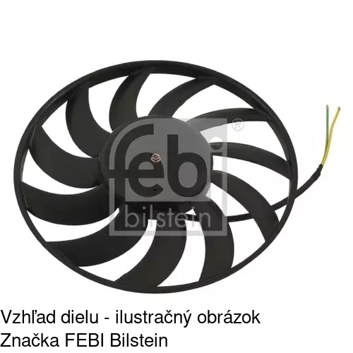 Ventilátor bez krytu / podpery POLCAR 133823U1 - obr. 2