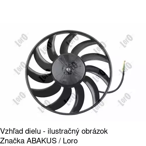 Ventilátory chladičov POLCAR 133823W1 - obr. 1