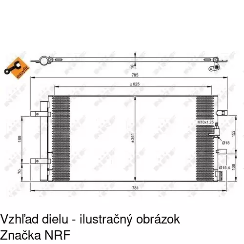 Chladiče klimatizácie POLCAR 1339K8C1S - obr. 1