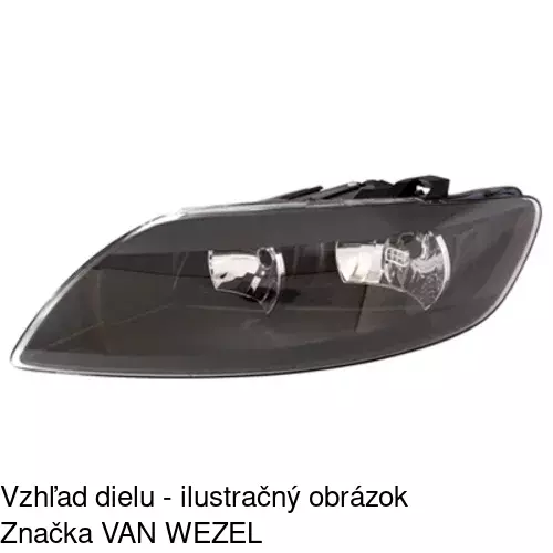 Hlavný reflektor POLCAR 137009-V - obr. 1