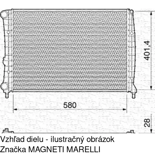 Chladiče vody POLCAR 1404081X