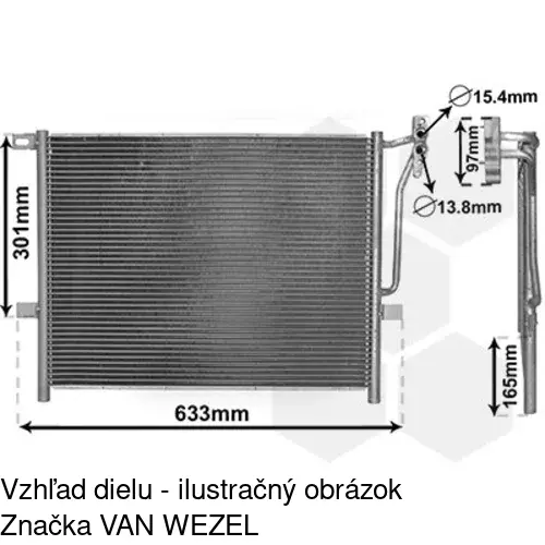 Chladiče klimatizácie POLCAR 2008K81X