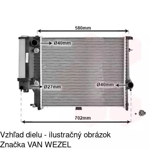 Chladiče vody POLCAR 201508 - obr. 1