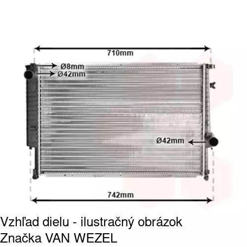 Chladiče vody POLCAR 201508-6 - obr. 3