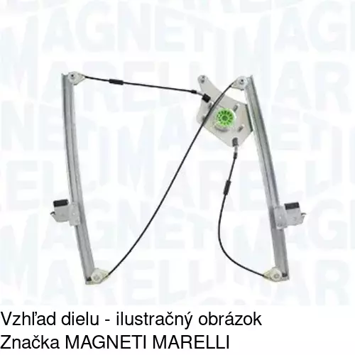 Elektrický mechanizmus okna dverí POLCAR 2016PSE2 - obr. 1