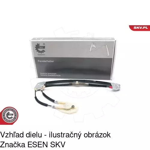 Elektrický mechanizmus okna dverí POLCAR 2016PSE6 - obr. 4