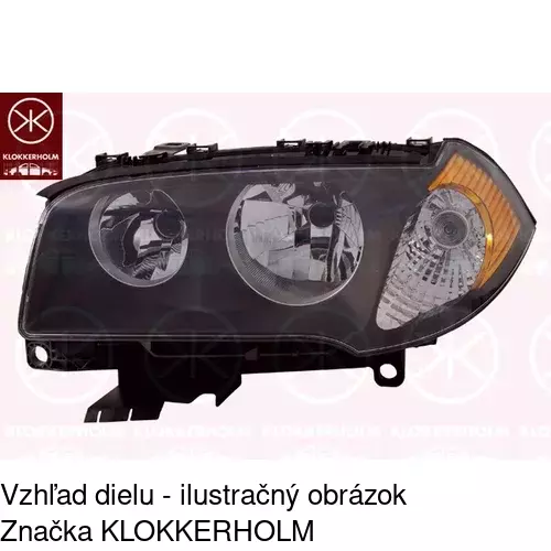 Hlavný reflektor POLCAR 205510-U - obr. 1