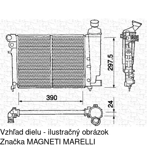 Chladiče vody 2306081X /POLCAR/ - obr. 1