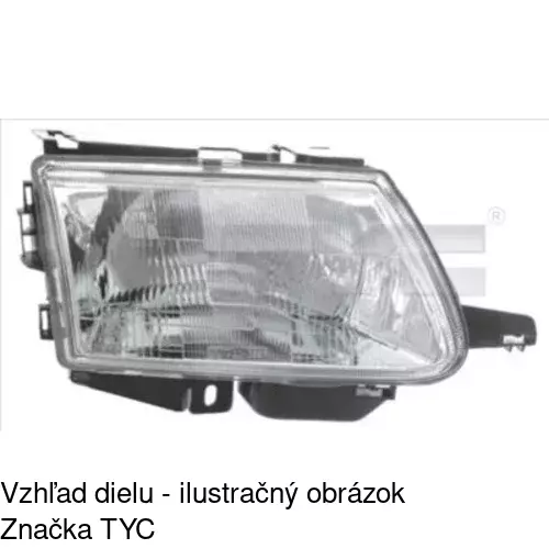 Hlavný reflektor POLCAR 230610-V