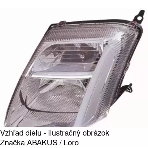 Hlavný reflektor 2308091E /POLCAR/ - obr. 4
