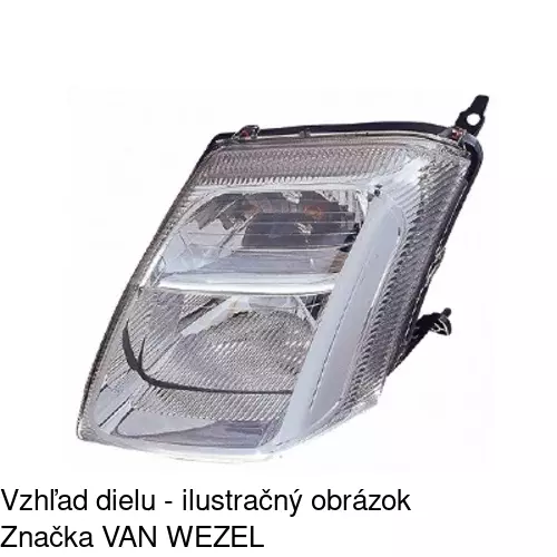 Hlavný reflektor 2308091E /POLCAR/ - obr. 5
