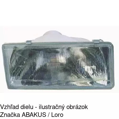 Hlavný reflektor POLCAR 231309-E