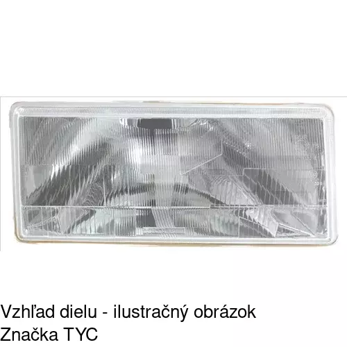 Hlavný reflektor POLCAR 231309-E - obr. 1