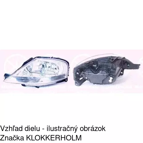 Hlavný reflektor POLCAR 231510-E - obr. 1