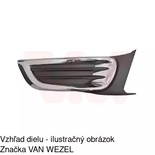 Lišta nárazníka POLCAR 231707-6 - obr. 1