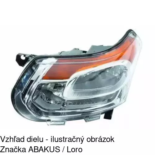 Hlavný reflektor POLCAR 231709-E - obr. 1