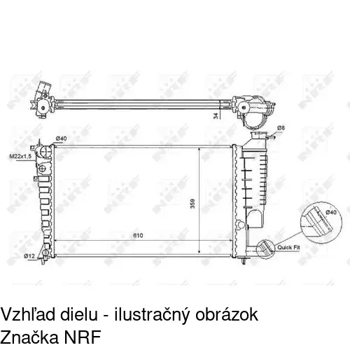 Chladiče vody POLCAR 2326086X