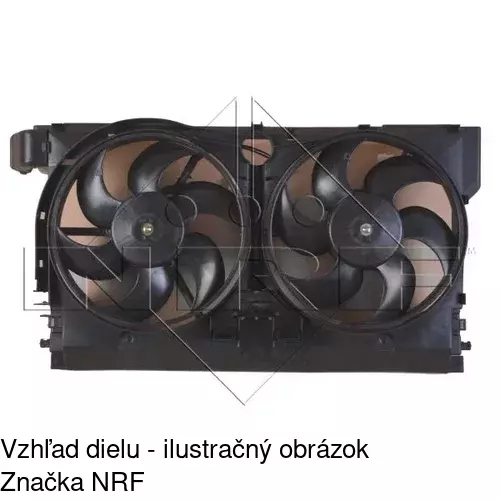 Ventilátor bez krytu / podpery 232723U1 /POLCAR/ - obr. 2