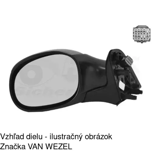 Vonkajšie zrkadlo POLCAR 2327519E - obr. 3