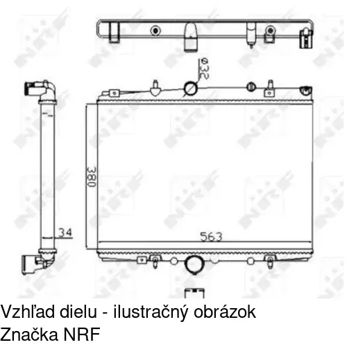 Chladiče vody POLCAR 233208A7 - obr. 3