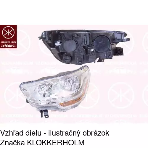 Hlavný reflektor POLCAR 2338090E - obr. 2