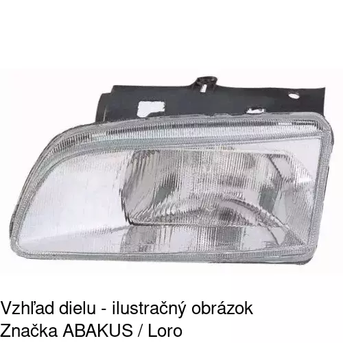 Hlavný reflektor POLCAR 235010-E - obr. 3