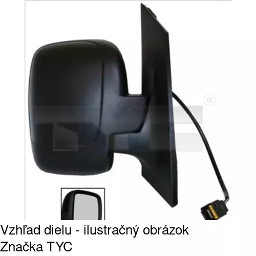 Vonkajšie zrkadlo POLCAR 2396522E - obr. 3