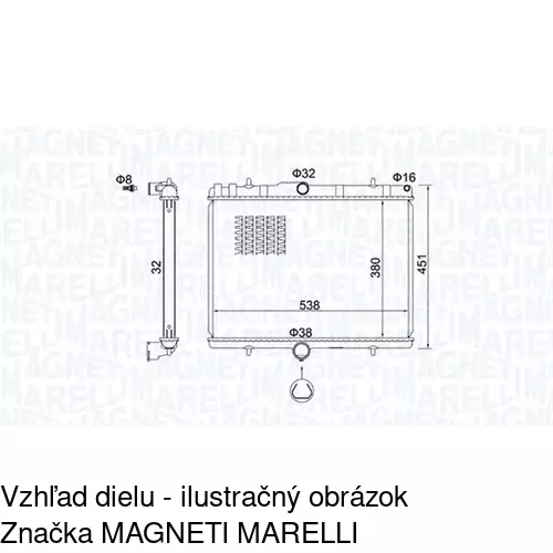 Chladiče vody POLCAR 239708A1