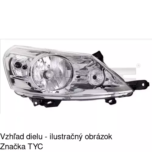 Hlavný reflektor POLCAR 2397100E