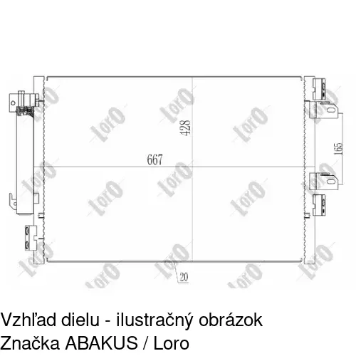 Chladiče klimatizácie POLCAR 2413K8C2 - obr. 1