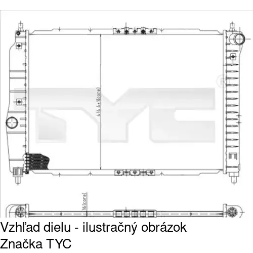 Chladiče vody POLCAR 250008-3