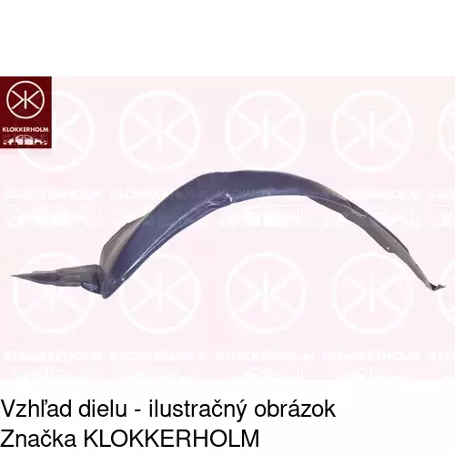 Podblatník (plast) POLCAR 2504FL1T