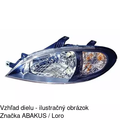 Hlavný reflektor POLCAR 250510-E - obr. 1