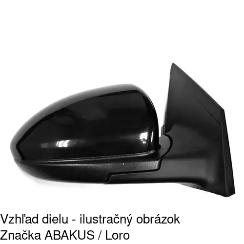 Vonkajšie zrkadlo POLCAR 2508525S - obr. 3