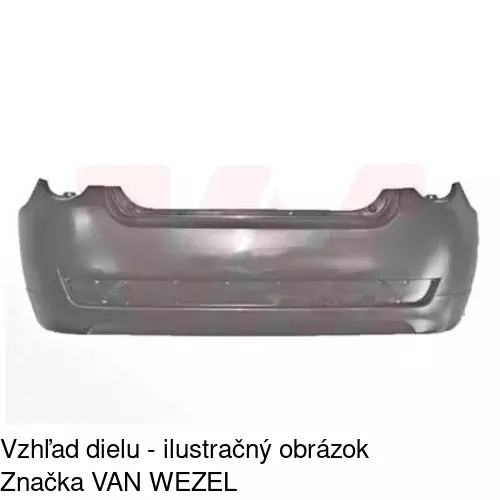 Zadný nárazník POLCAR 251596 - obr. 1