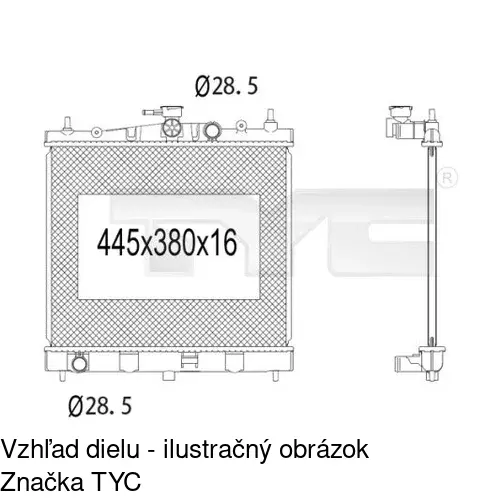 Chladiče vody POLCAR 270708-1