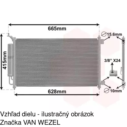 Chladiče klimatizácie POLCAR 2707K81K - obr. 5